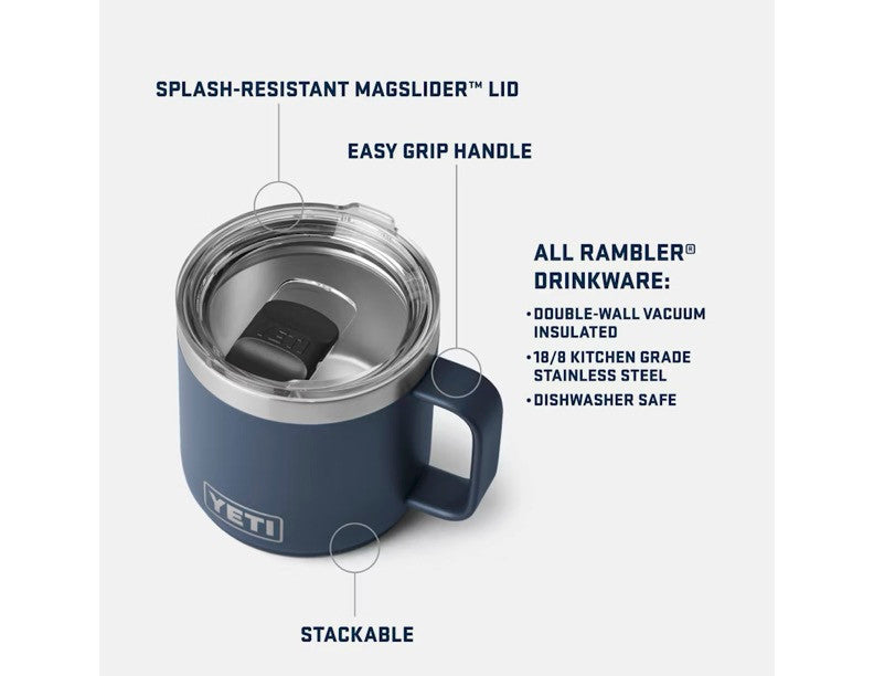 YETI 10 Ounce Rambler Stackable Mug with Magslider Lid – The