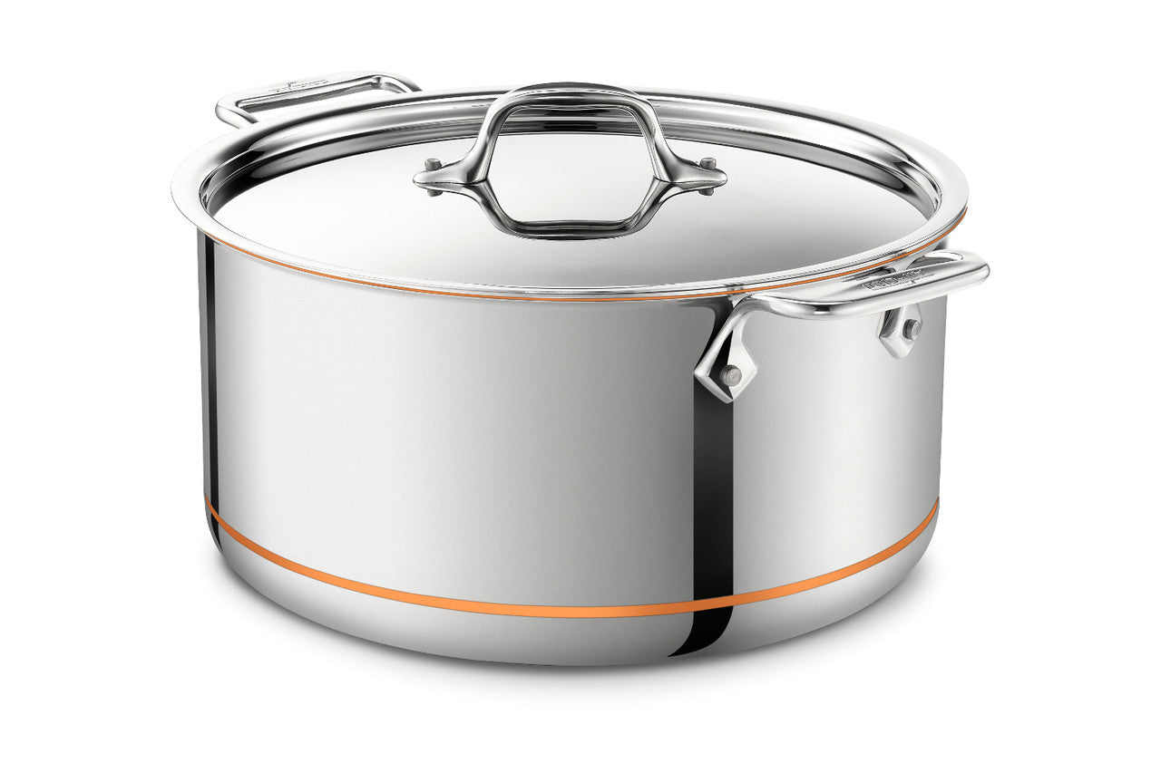 調理器具 All-Clad Copper Core Stock Pot 8Q All-Clad Copper Core 8 Quart Stock Pot – The Cook's Warehouse