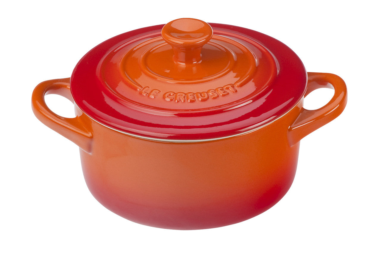 Le Creuset Stoneware Mini Round Cocotte - Flame – The Cook's Warehouse