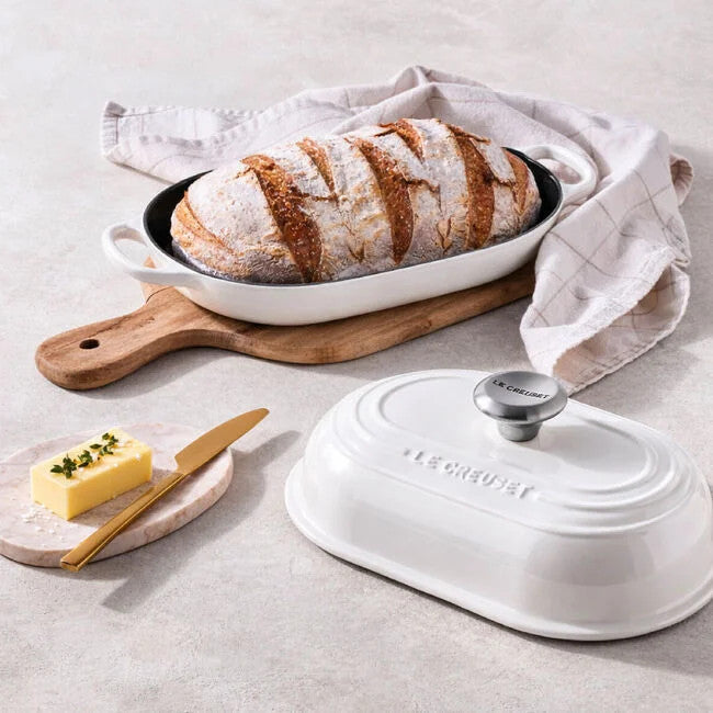 Le Creuset Signature Oval Bread Oven - White – The Cook's Warehouse