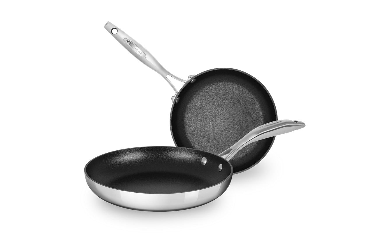 SCANPAN HAPTIQ フライパン 20cm STRATANIUM+ Scanpan Haptiq STRATANIUM+ Nonstick 2 Piece Fry Pan Set – The