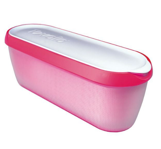 Tovolo Glide-A-Scoop Ice Cream Tub - 1.5 Quart - Raspberry