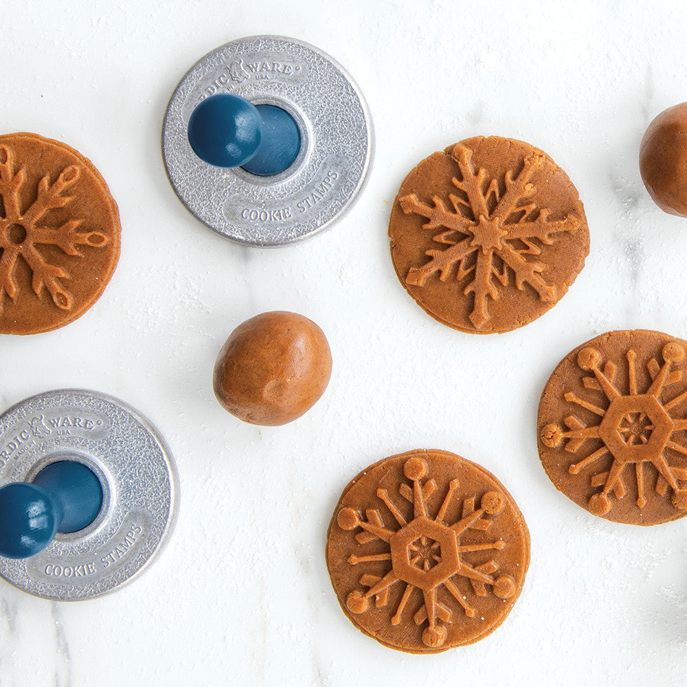 Nordic Ware Snowflake Cookie Stamps - Set of 3