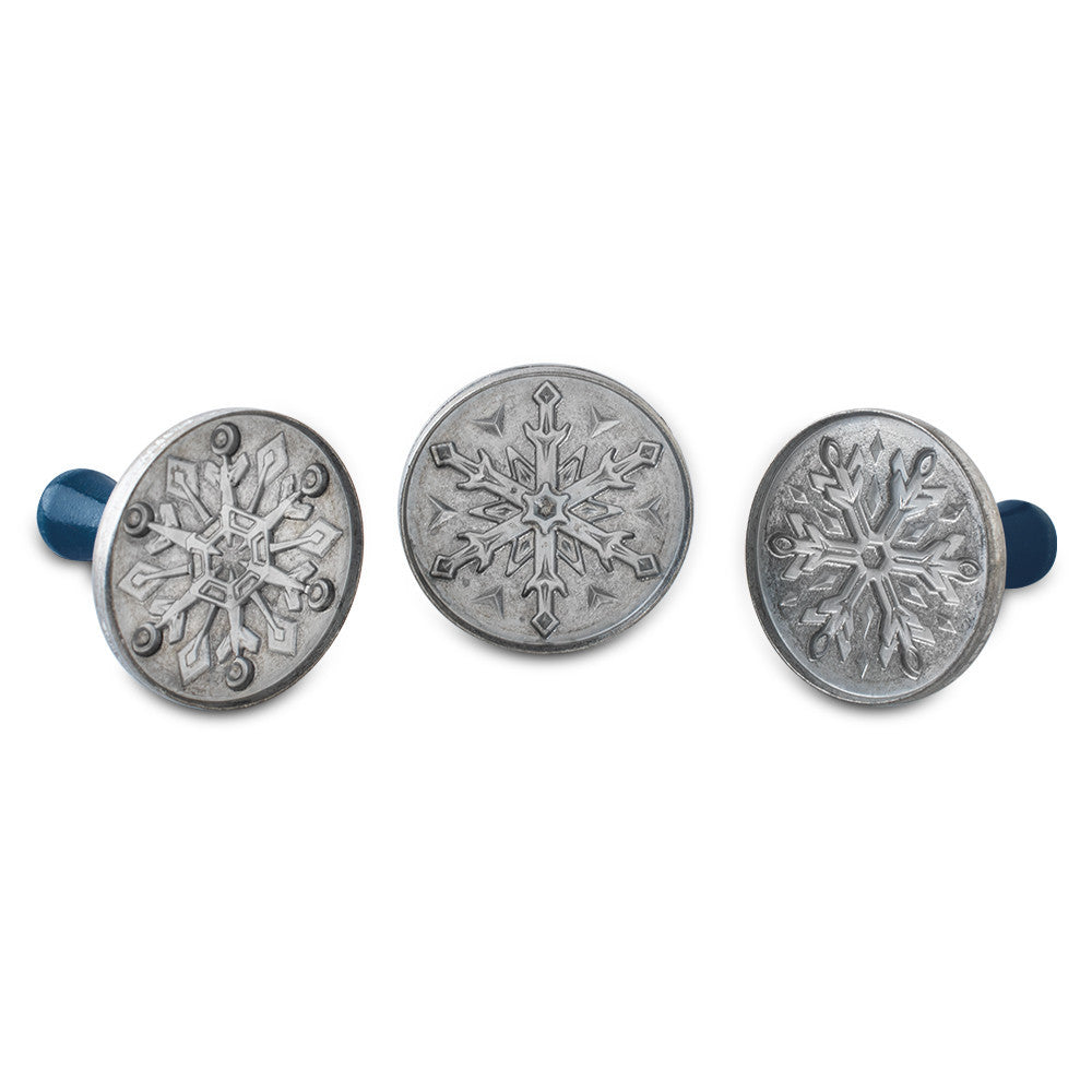 Nordic Ware Snowflake Cookie Stamps - Set of 3