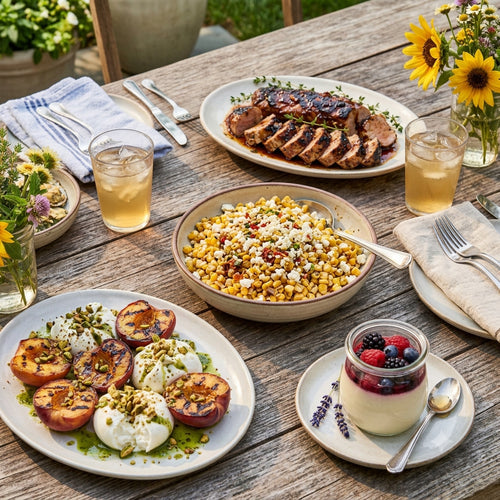 AUG 9 2026 6:30PM: The Peach and the Pig: a Summer Dinner Party - Hands On