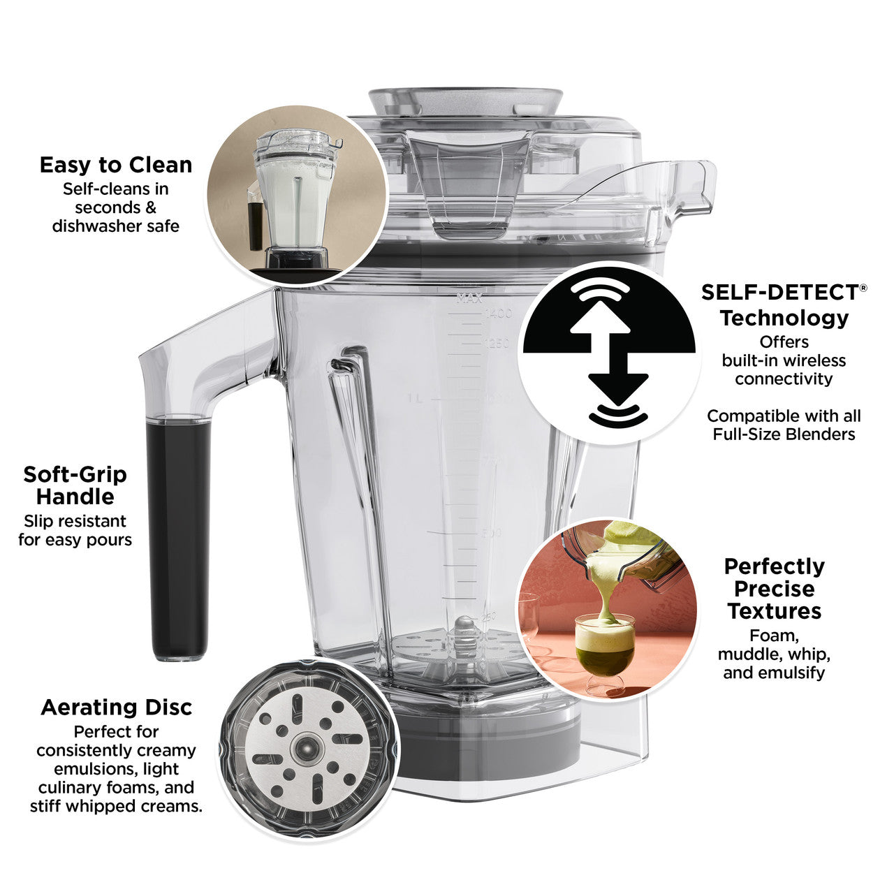 Vitamix 48 Ounce Aer Disc Container – The Cook's Warehouse