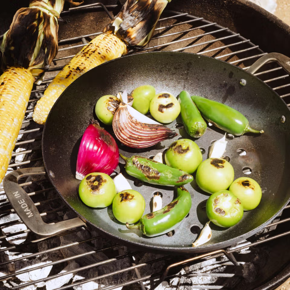 Made In 12” Carbon Steel Dual Handle Grill Frying Pan