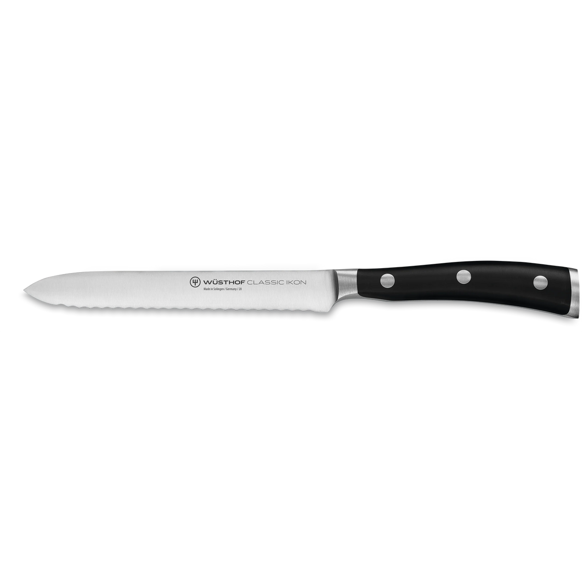 Wusthof Classic Ikon 5 inch Serrated Utility Knife