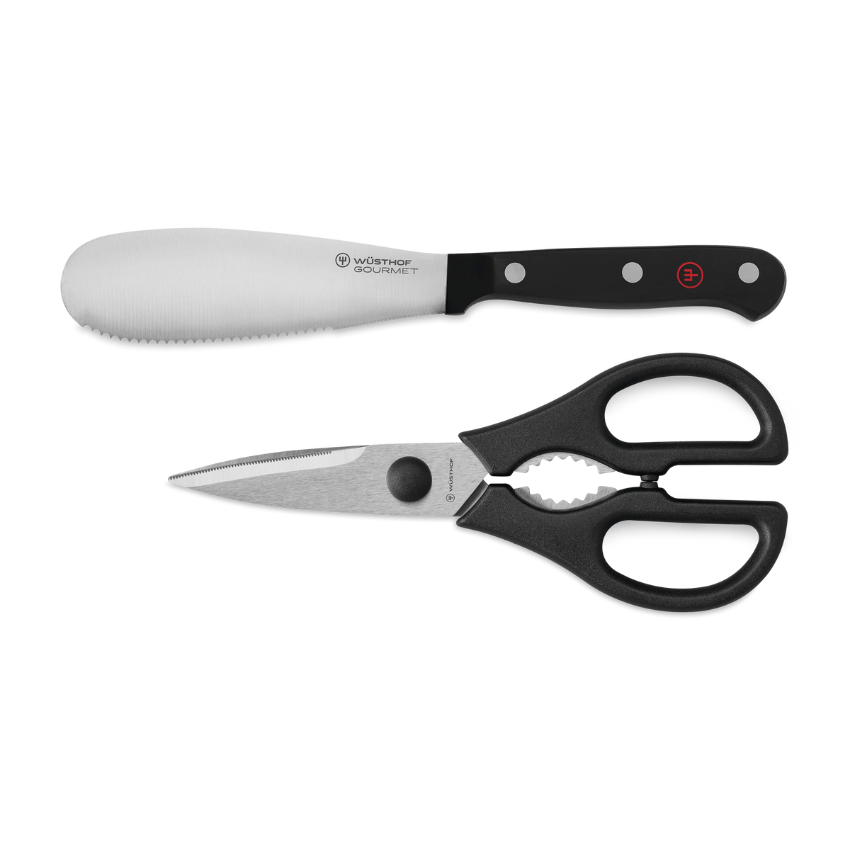Wusthof 2 Piece Spreader and Shears Set