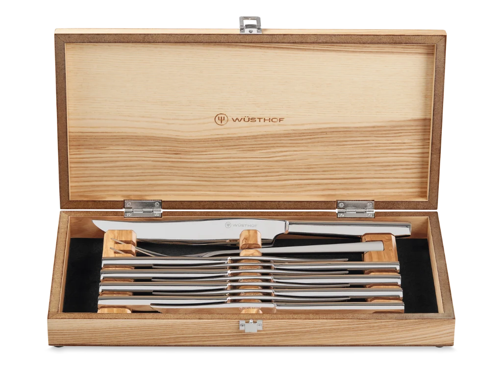 Wusthof Stainless Steel 10 Piece Mignon Steak and Carving Set