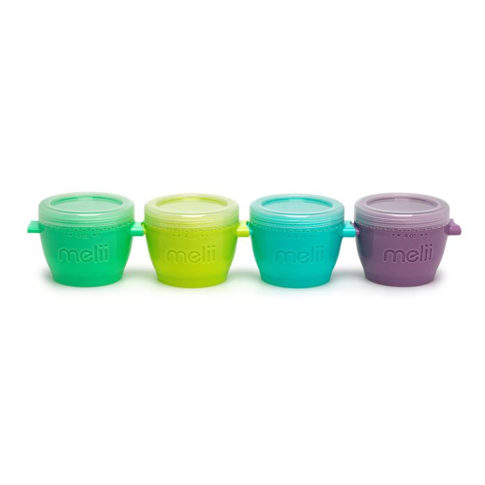 Melii Snap and Go Pods - 4 Ounce, Set of 4