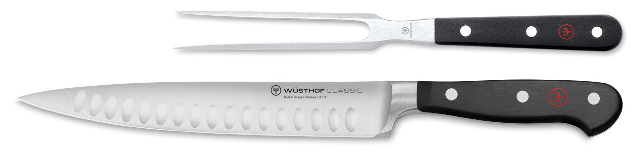 Wusthof Classic 2 Piece Hollow Edge Carving Set