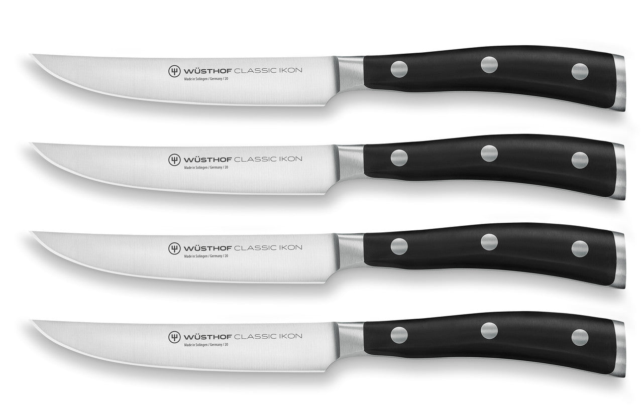 Wusthof Classic Ikon 4 Piece Steak Knife Set