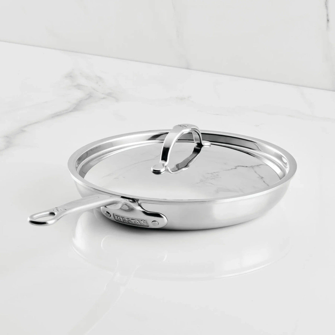 Hestan ProBond Luxe Polished Clad 11 inch Skillet with Lid