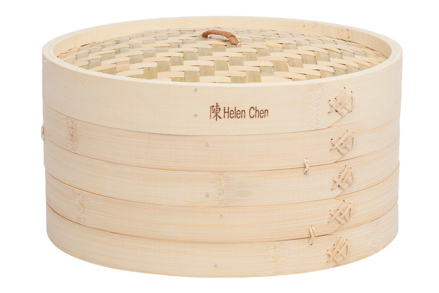 Helen's Asian Kitchen Bamboo Steamer Baskets with Lid