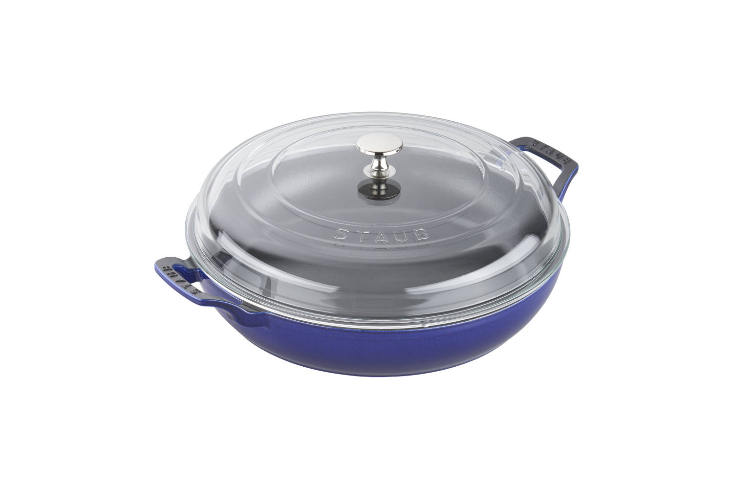 Staub Cast Iron 3.5 qt. Braisers with Glass Lid