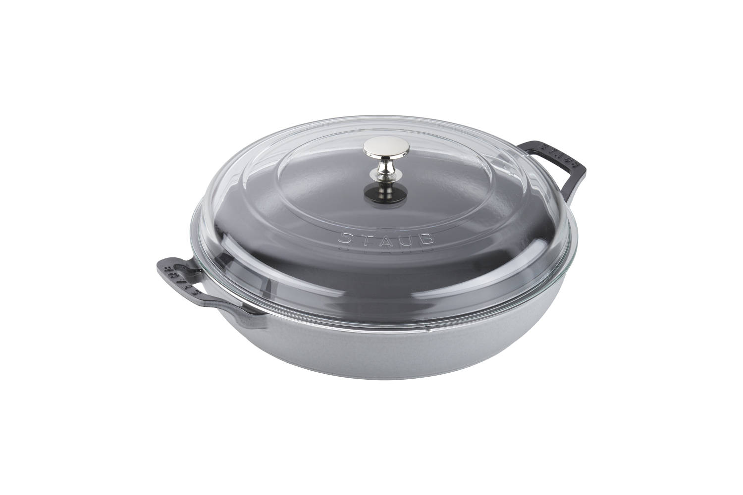 Staub Cast Iron 3.5 qt. Braisers with Glass Lid