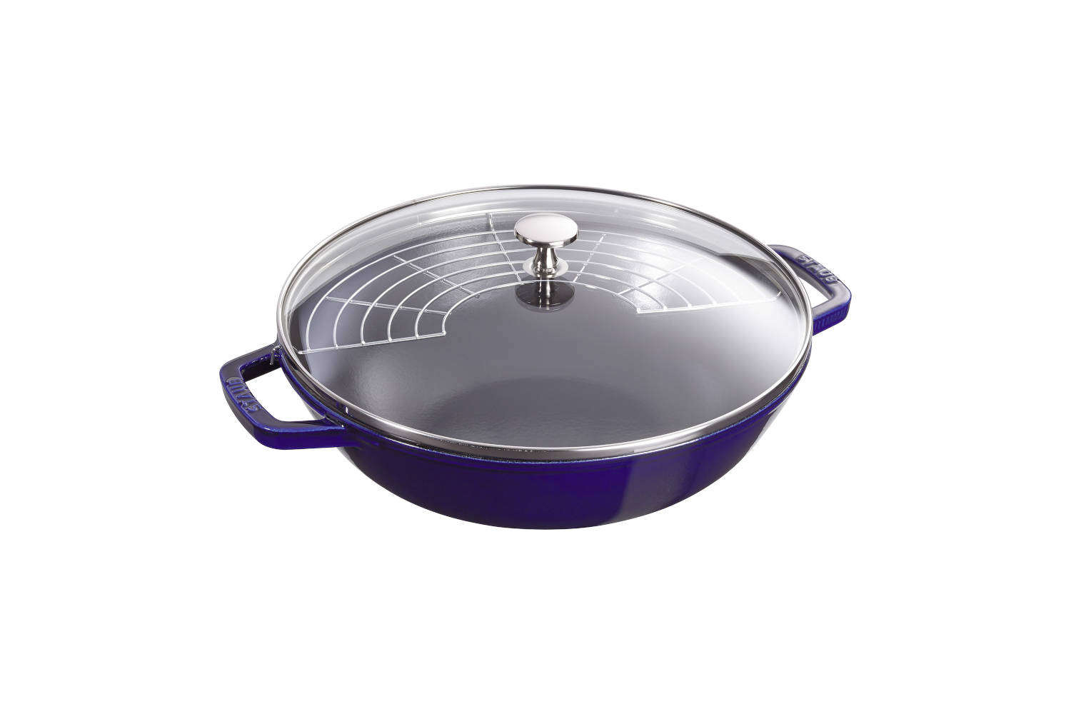 Staub Cast Iron 4.5 qt. Perfect Pans with Glass Lid