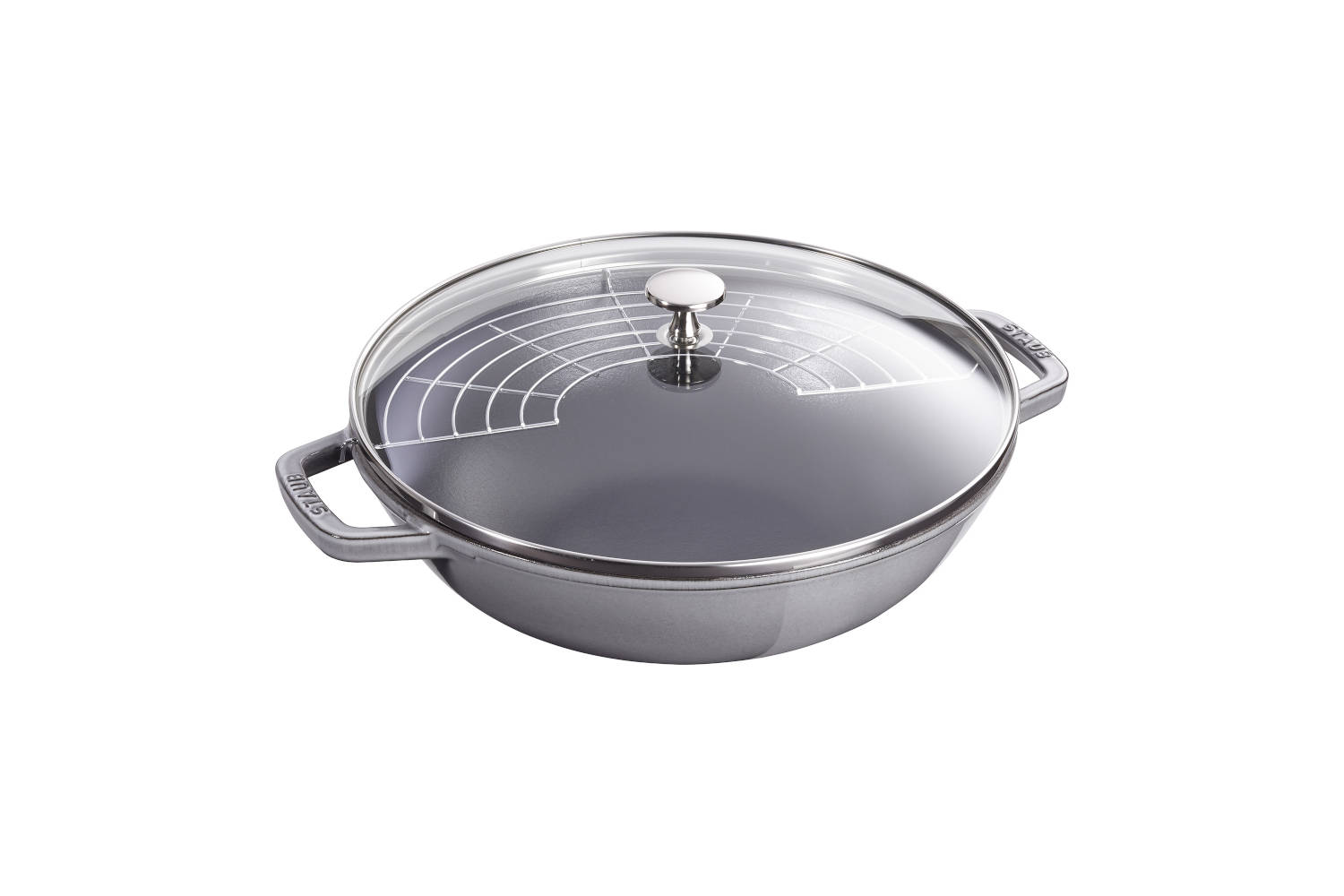 Staub Cast Iron 4.5 qt. Perfect Pans with Glass Lid