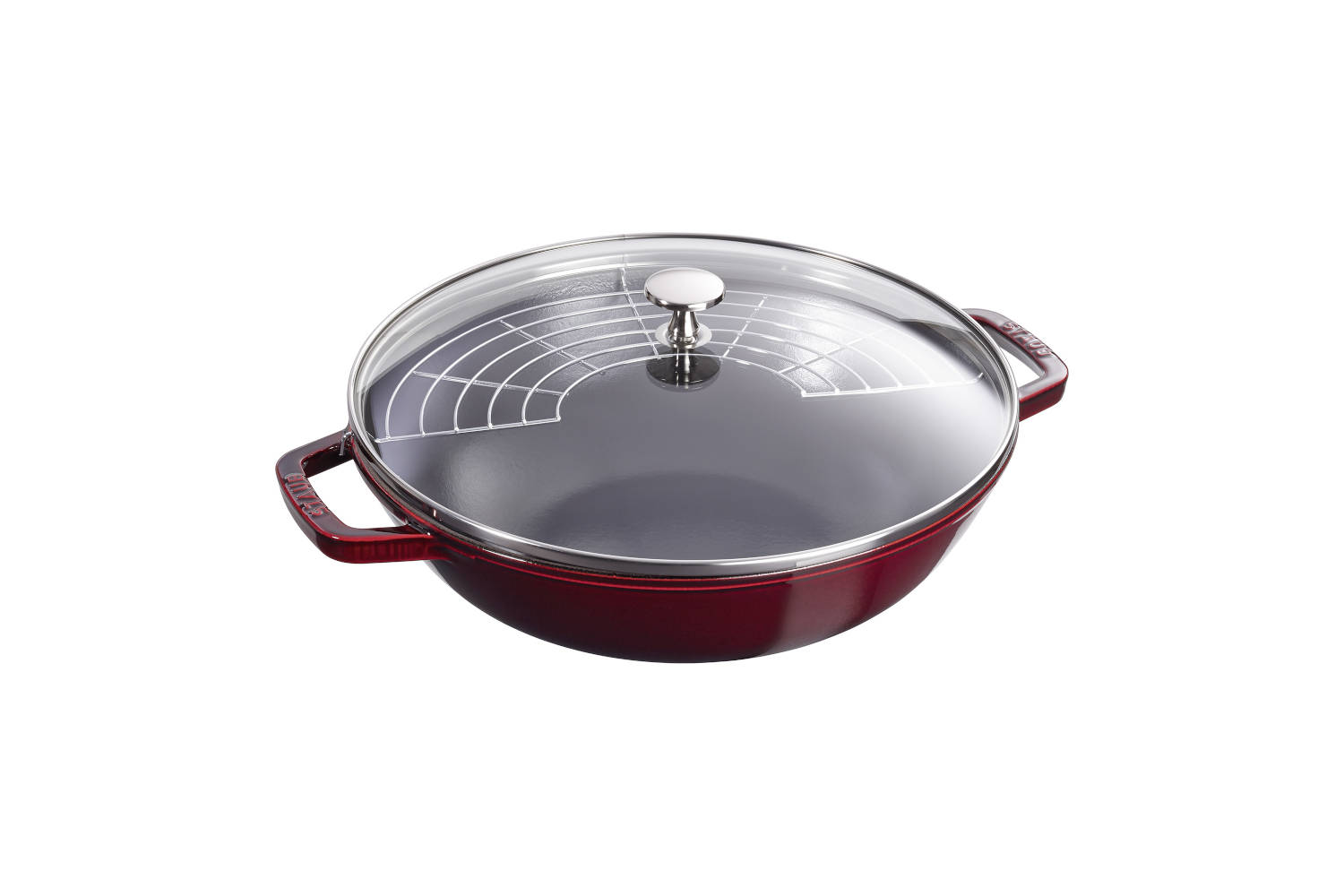 Staub Cast Iron 4.5 qt. Perfect Pans with Glass Lid