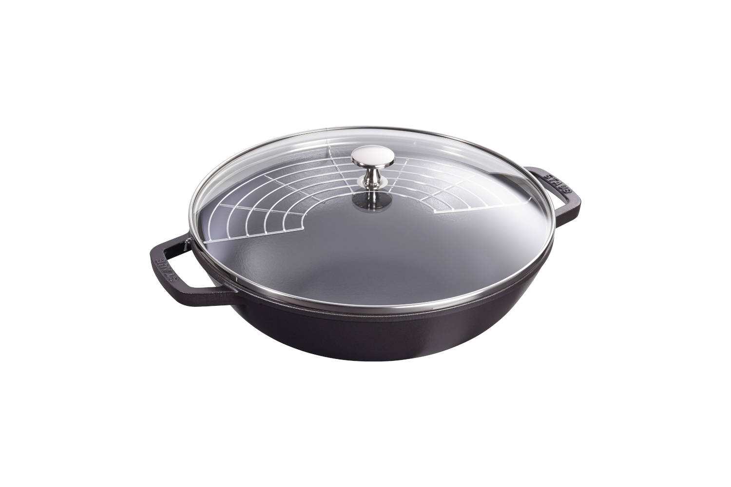 Staub Cast Iron 4.5 qt. Perfect Pans with Glass Lid