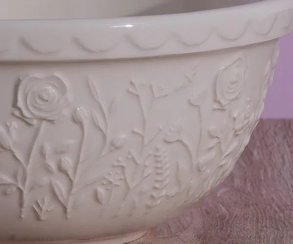 Mason Cash In The Meadow 4.25 Quart Mixing Bowl - Rose Cream