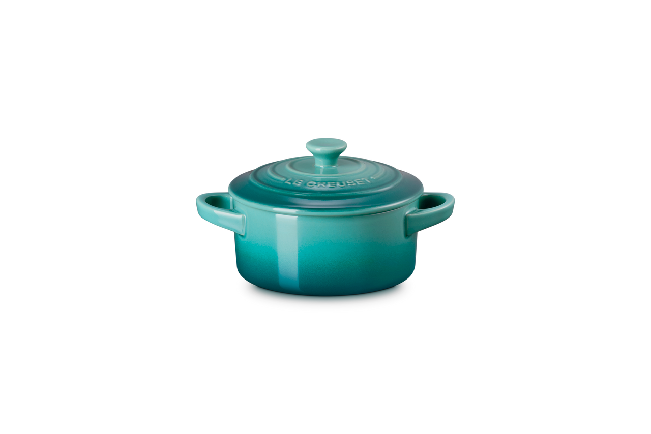 Le Creuset Stoneware Mini Round Cocotte - Riviera