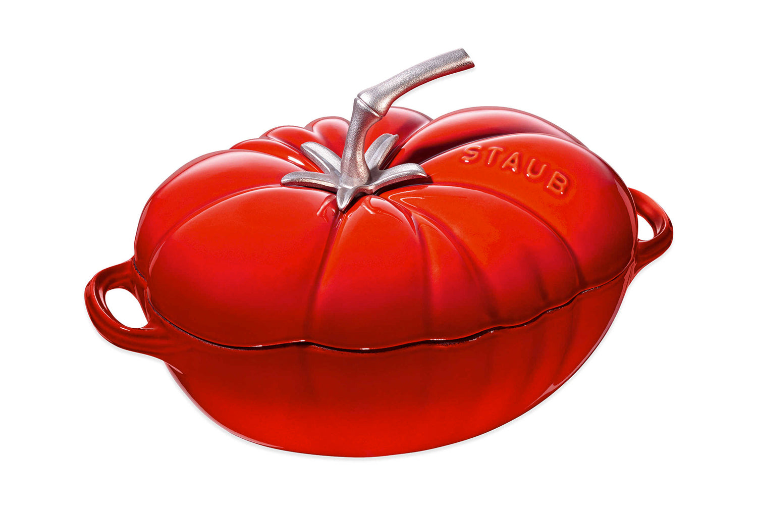 Staub Enameled Cast Iron 3 qt. Tomato Cocottes