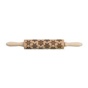 Mrs. Anderson’s Snowflake Design Rolling Pin - 8”