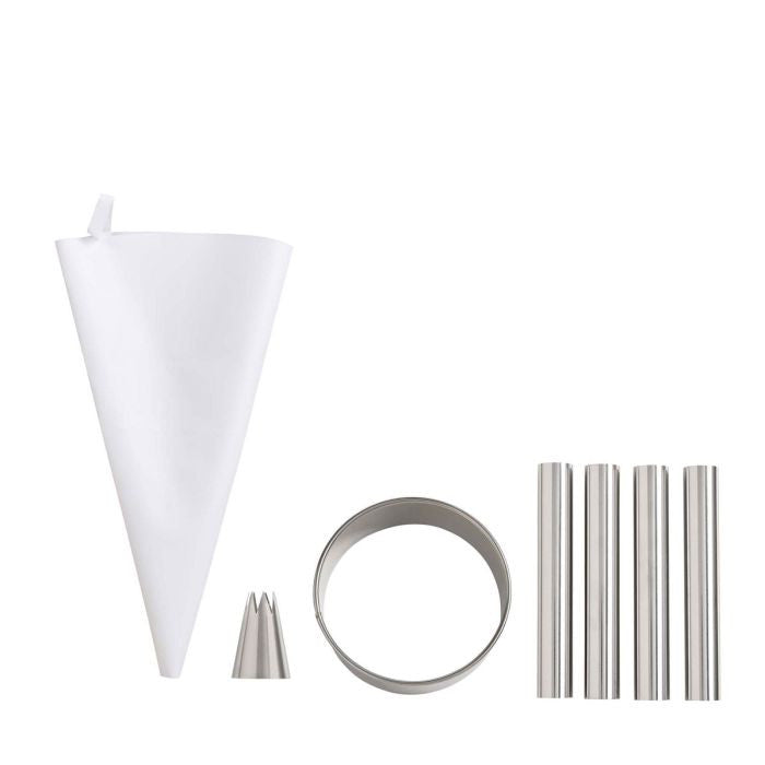 Fante’s Cannoli Maker Kit, 7-Piece Set