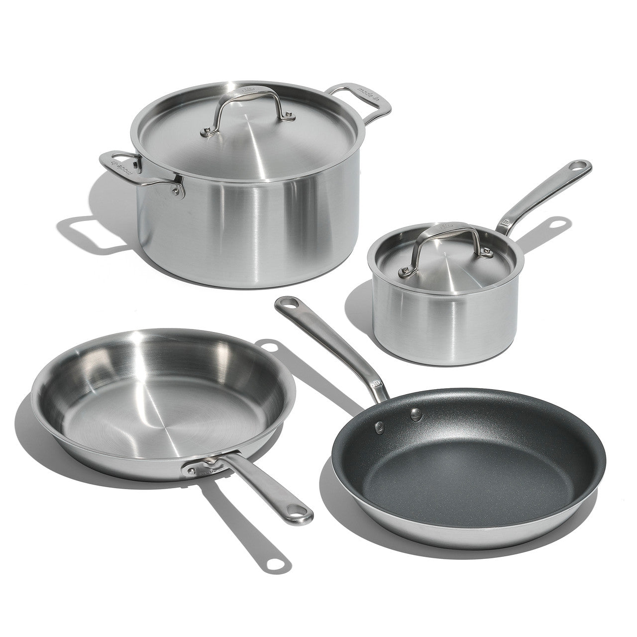 Made In Stainless Clad 6 Piece Cookware Set