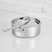 Hestan ProBond Luxe Polished Clad 2 Qt. Sauce Pan with Lid