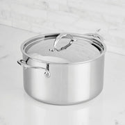 Hestan ProBond Luxe Polished Clad 6 Qt. Stockpot with Lid