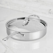 Hestan ProBond Luxe Polished Clad 5 Qt. Saute Pan with Lid