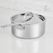 Hestan ProBond Luxe Polished Clad 3 Qt. Sauce Pan with Lid