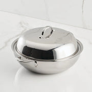 Hestan ProBond Luxe Polished Clad 14” Wok with Dome Lid