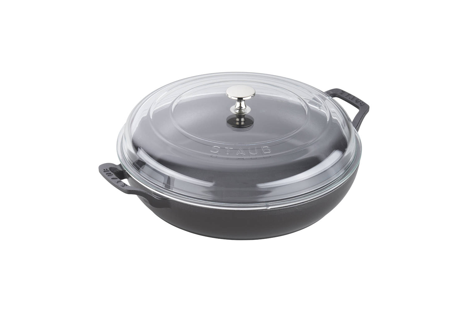 Staub Cast Iron 3.5 qt. Braisers with Glass Lid
