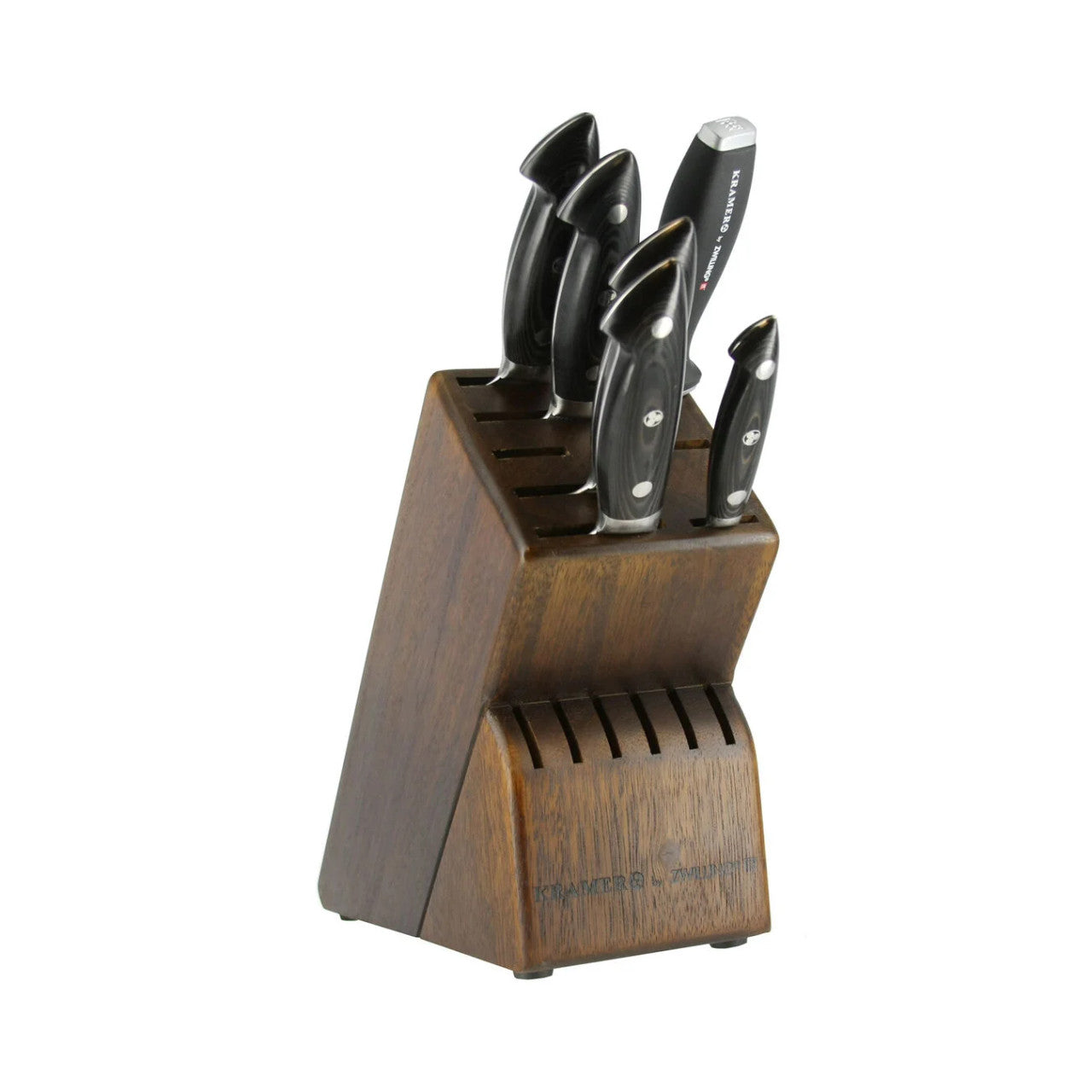 KRAMER by Zwilling Euroline Damascus Steel 7 Piece Knife Block Set