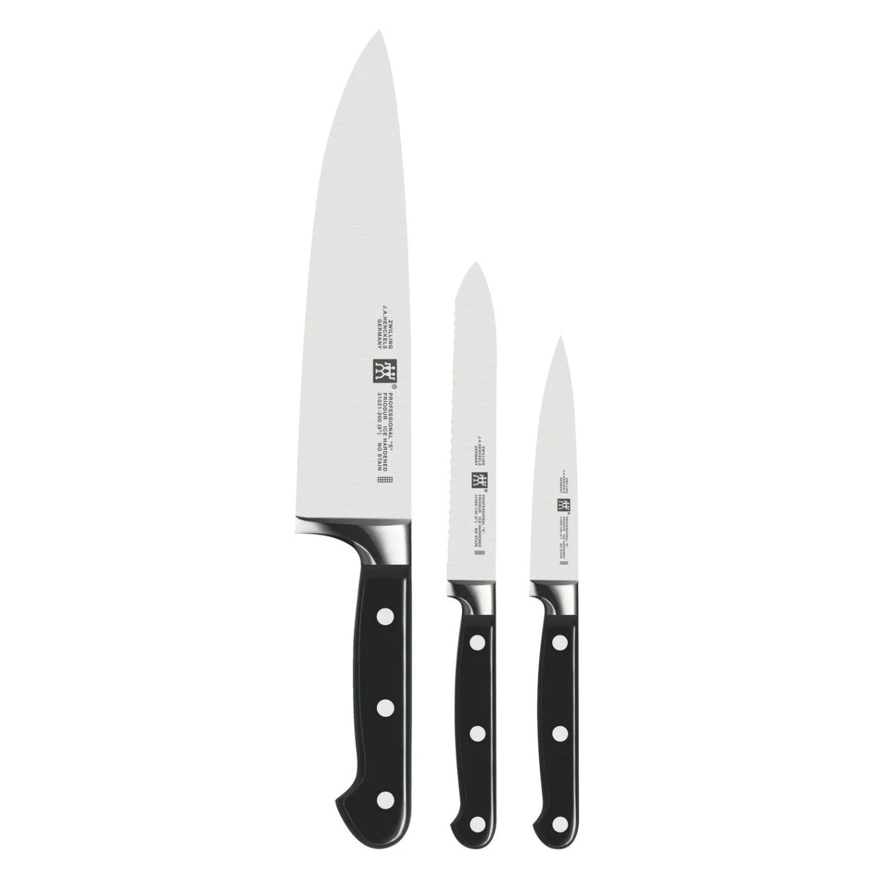Zwilling Pro S 3 Piece Chef's Set