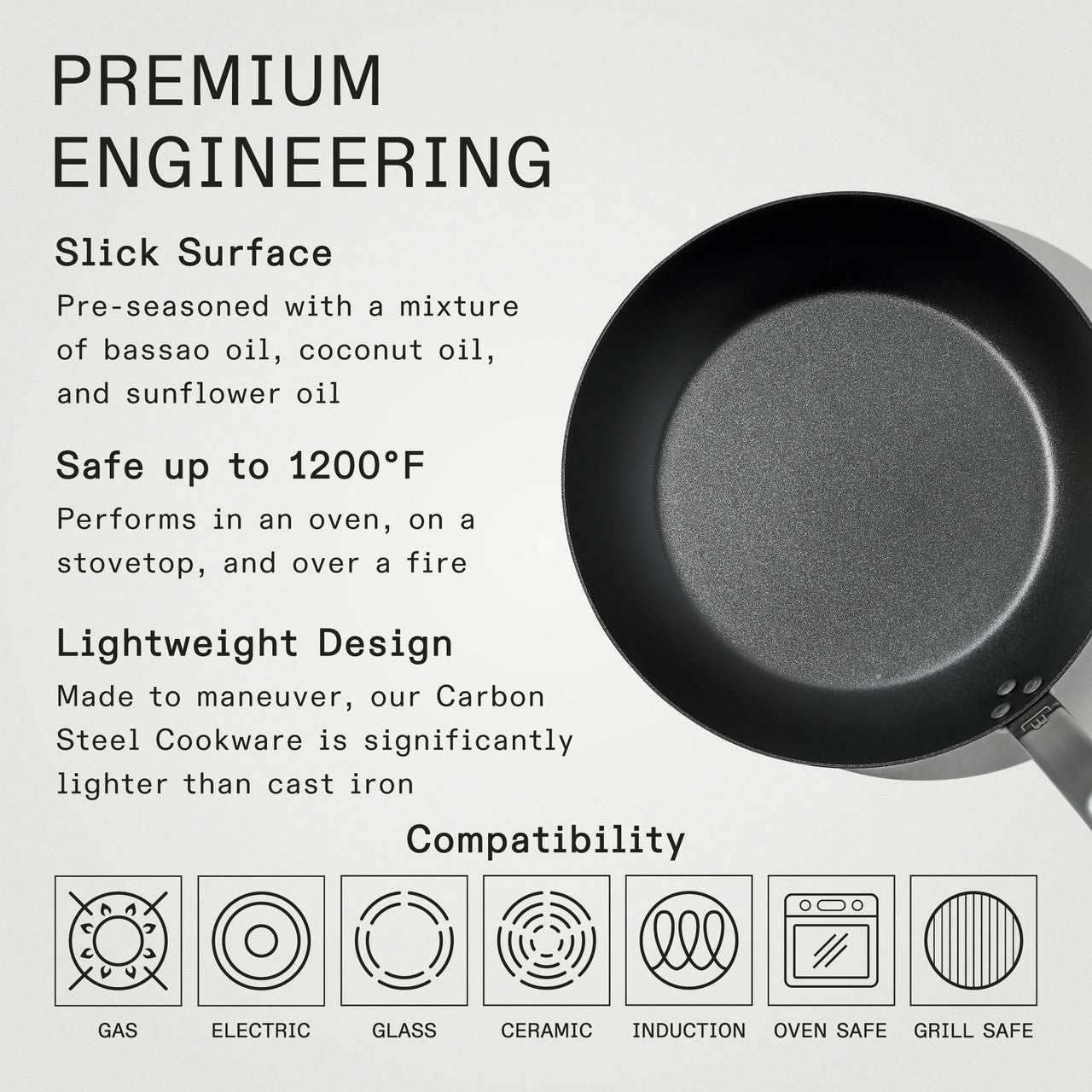 Made In Blue Carbon Steel Fry Pans