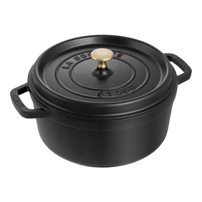 Staub Cast Iron 4 qt. Round Cocottes