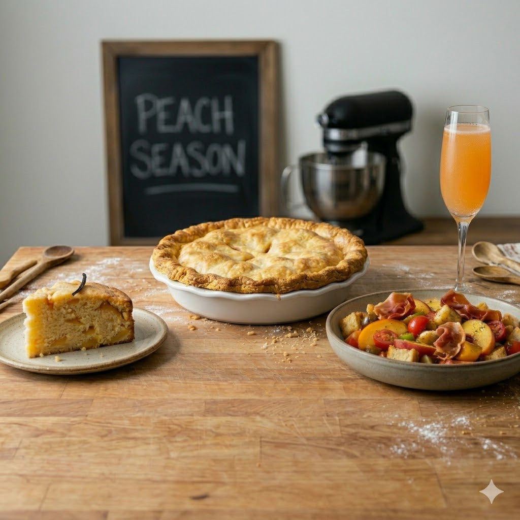 AUG 1 2026 10:30AM: Peach Season: Sweet and Savory Hands On