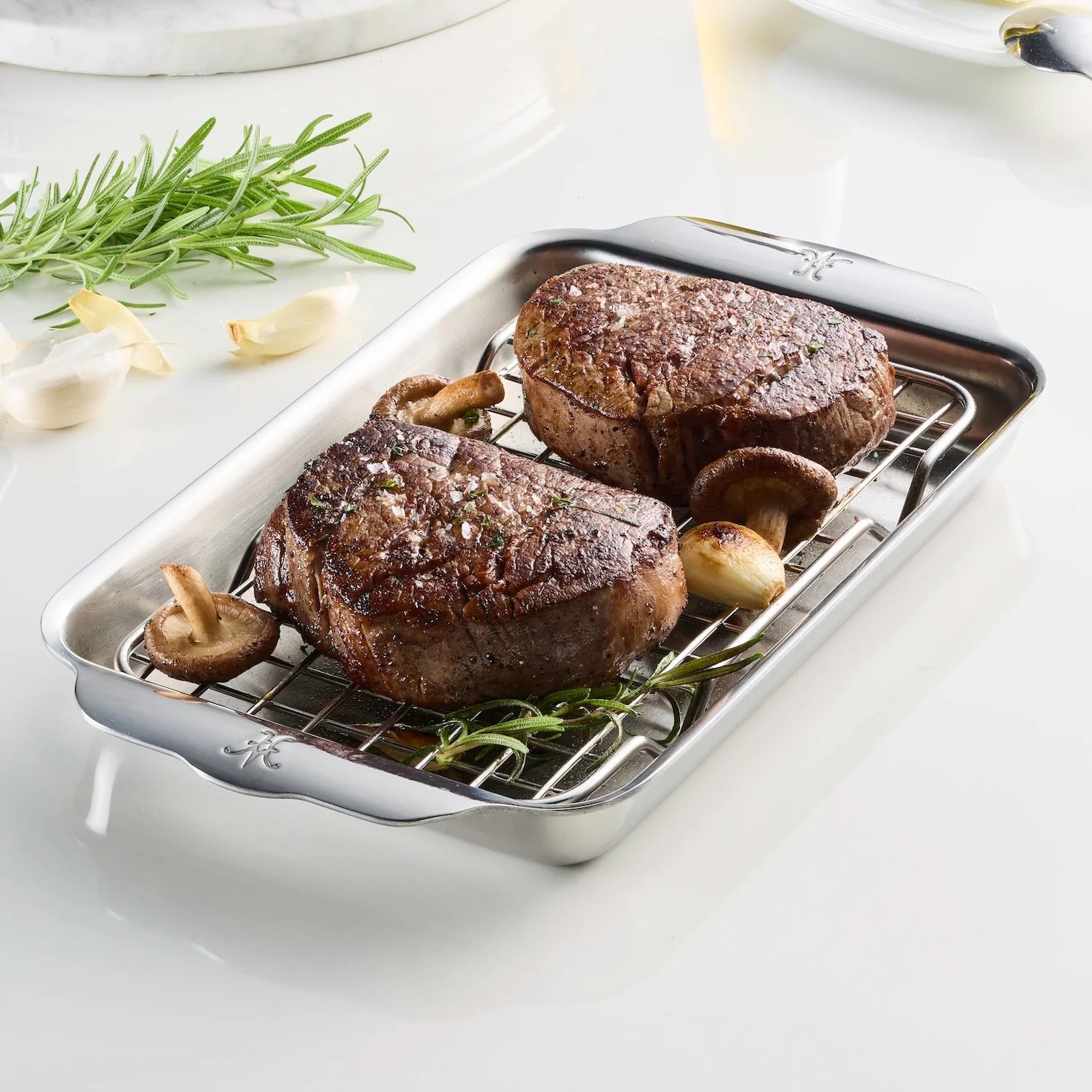 Hestan OvenBond Tri-Ply Mini Eighth Sheet Pan with Rack