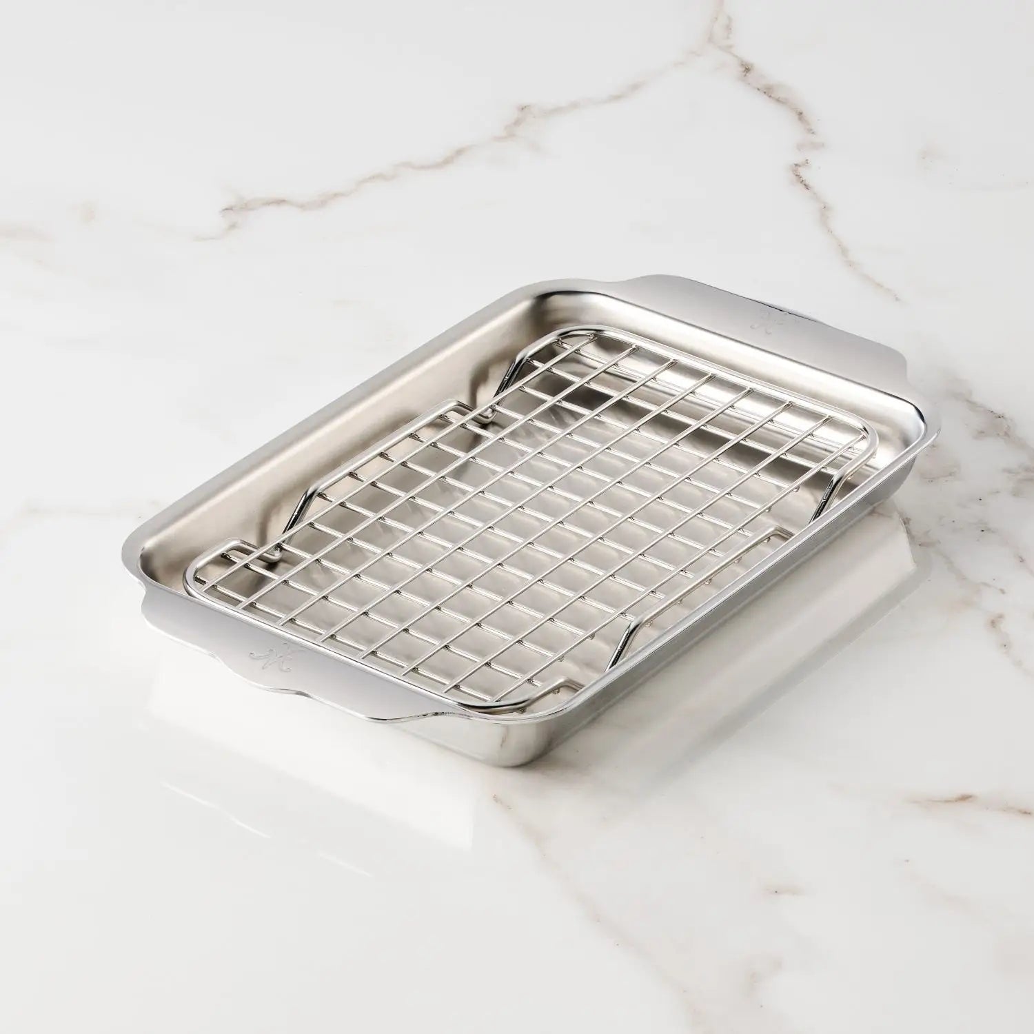 Hestan OvenBond Tri-Ply Mini Eighth Sheet Pan with Rack