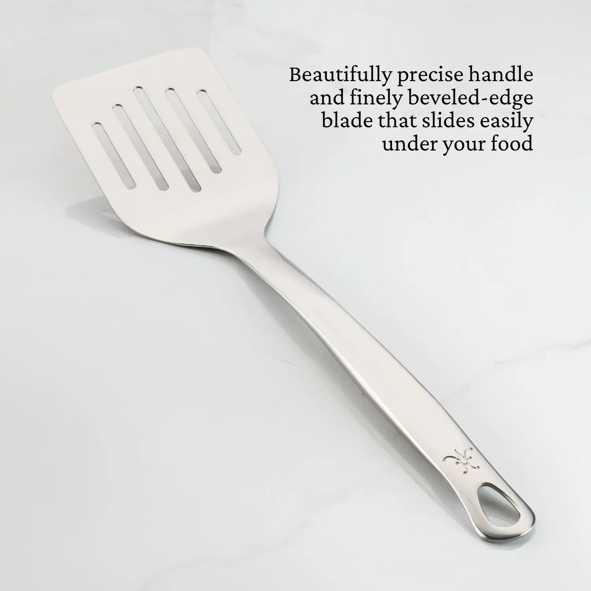 Hestan Provisions Stainless Steel Slotted Turner - 13”