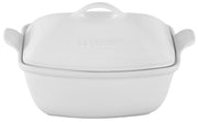 Le Creuset 4.5 qt. Deep Covered Rectangular Baker - White