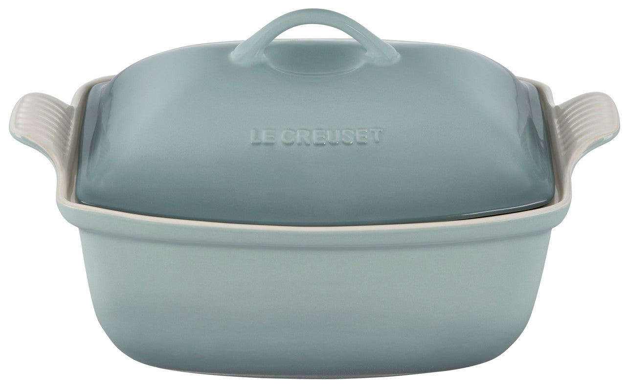 Le Creuset 4.5 qt. Deep Covered Rectangular Baker - Sea Salt