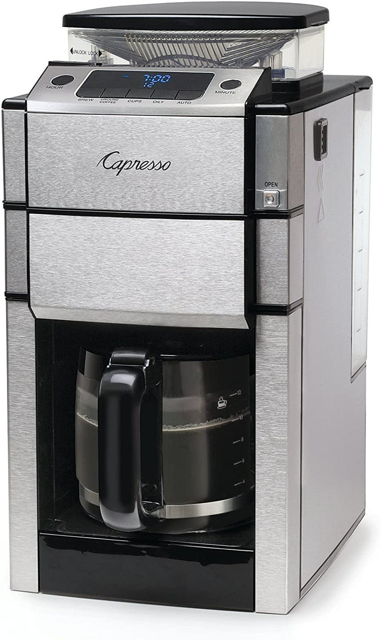 Capresso CoffeeTEAM PRO Plus Coffee Maker with Glass Carafe