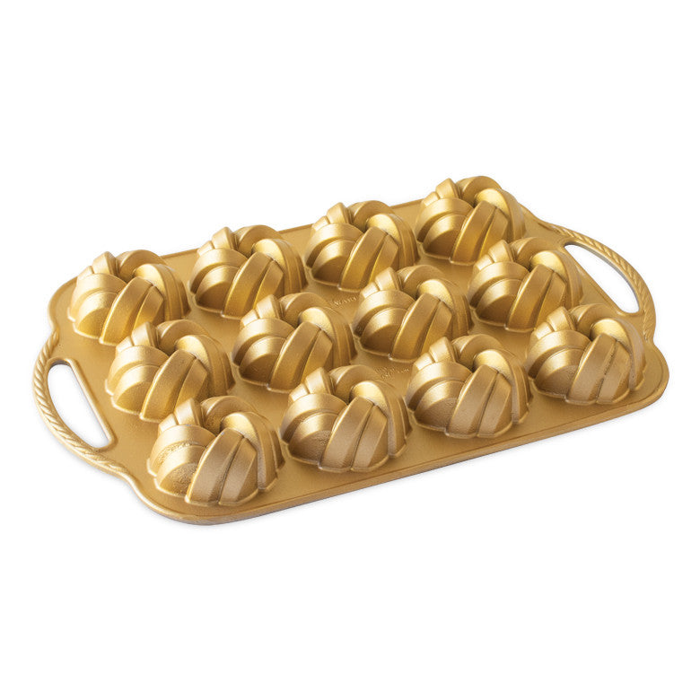 Nordic Ware 75th Anniversary Braided Mini Bundt Pan
