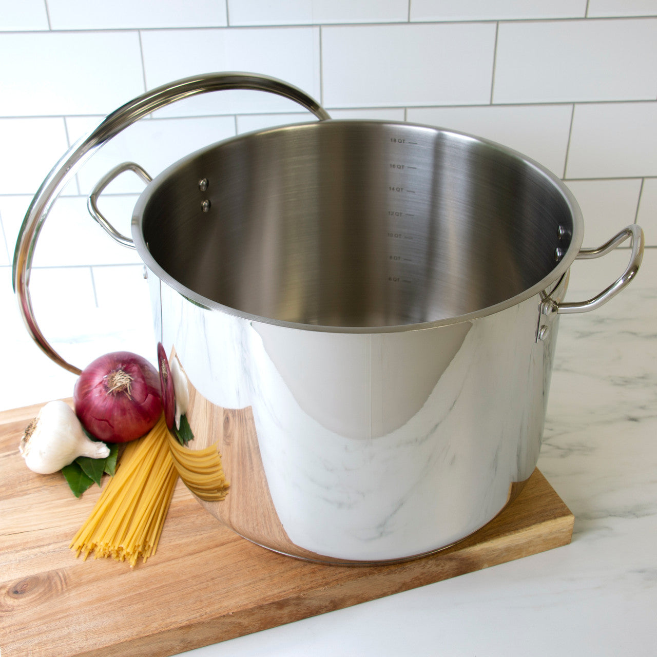 Cameron's Stainless Steel 24 Quart Stock Pot with Lid